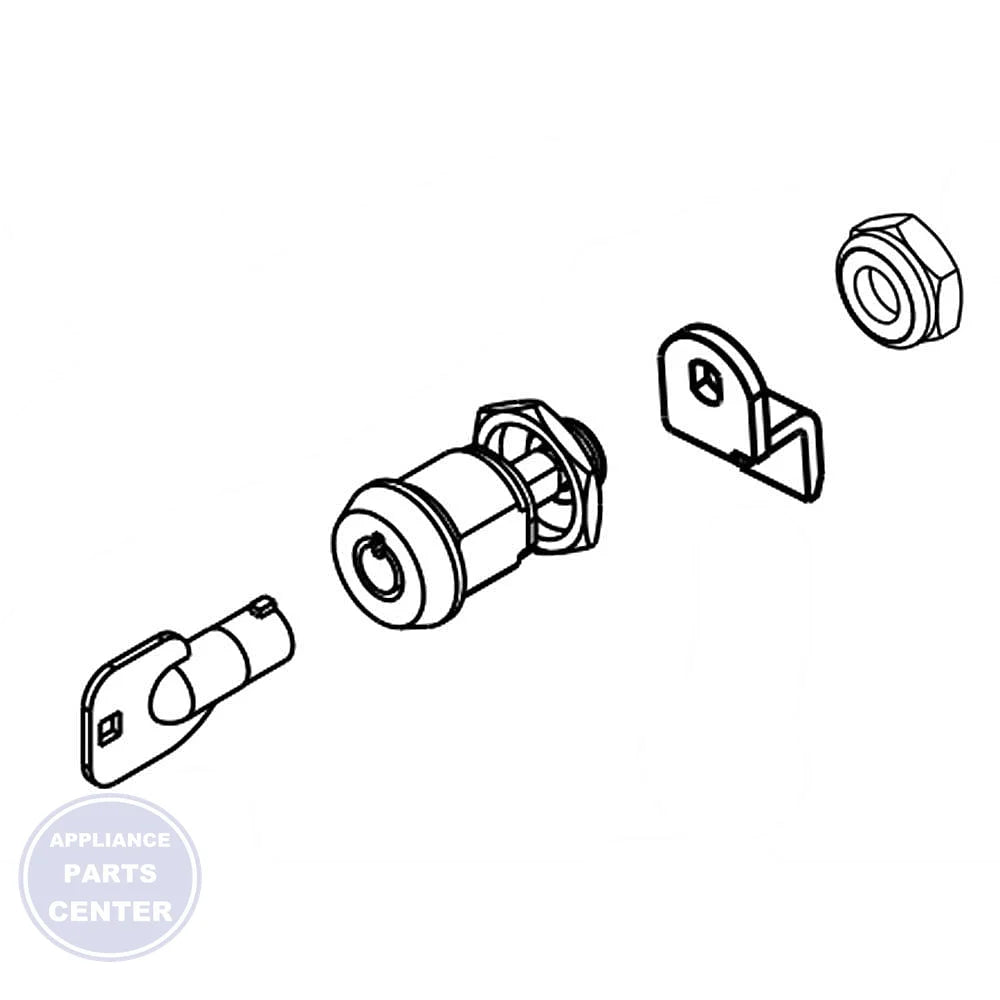 WPL LOCK W11191256 - Main view showing secure locking feature for specific models