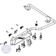 WPL MANIFOLD W10594395 - Main view showing gas flow control for WPL models
