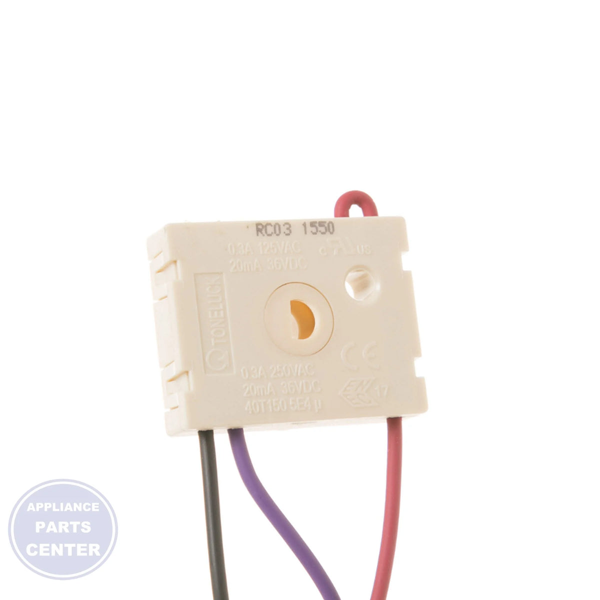 MICROWAVE HARNESS SWITCHES WB18K10077 - Side view with compatible specifications