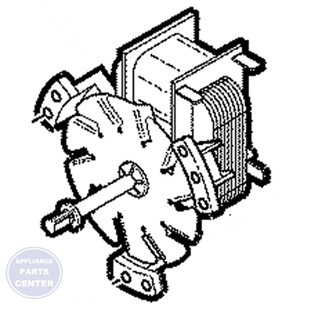 GEH MOTOR CONVX WB26X26500 - Main view showing efficient ventilation for XL1400 series