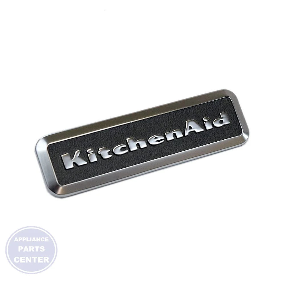 KitchenAid NAMEPLATE, KA W10201187 - Main view showing brand authenticity for KitchenAid models