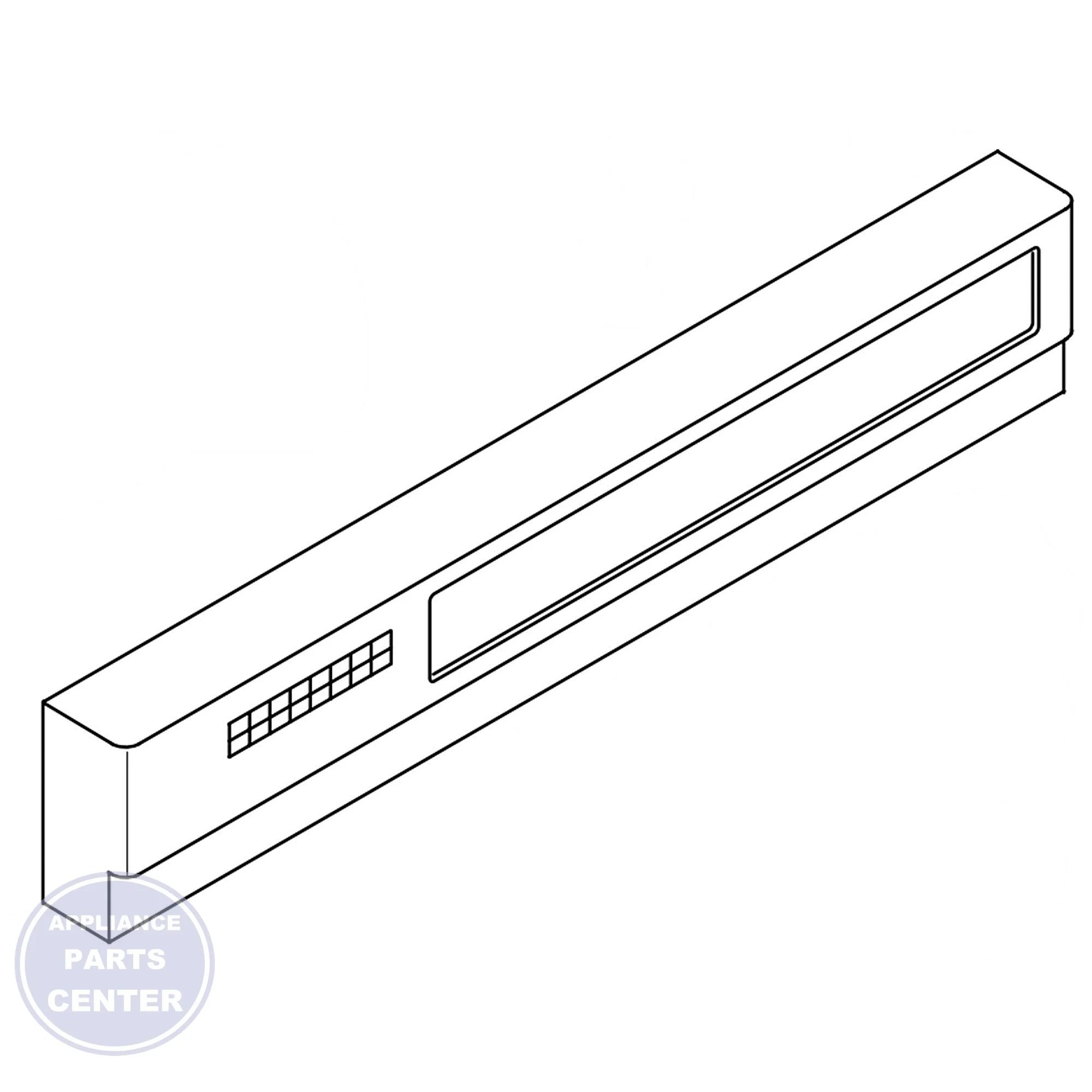WPL NLA:CONTROL PANEL 8530847 - Main view showing precision touchpad for various WPL dishwasher models