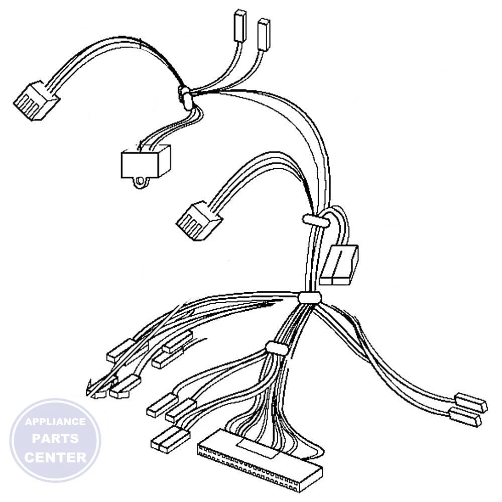 GEN NLA:HARNESS WB18X10468 - Main view showing switch functionality for GEN Microwave