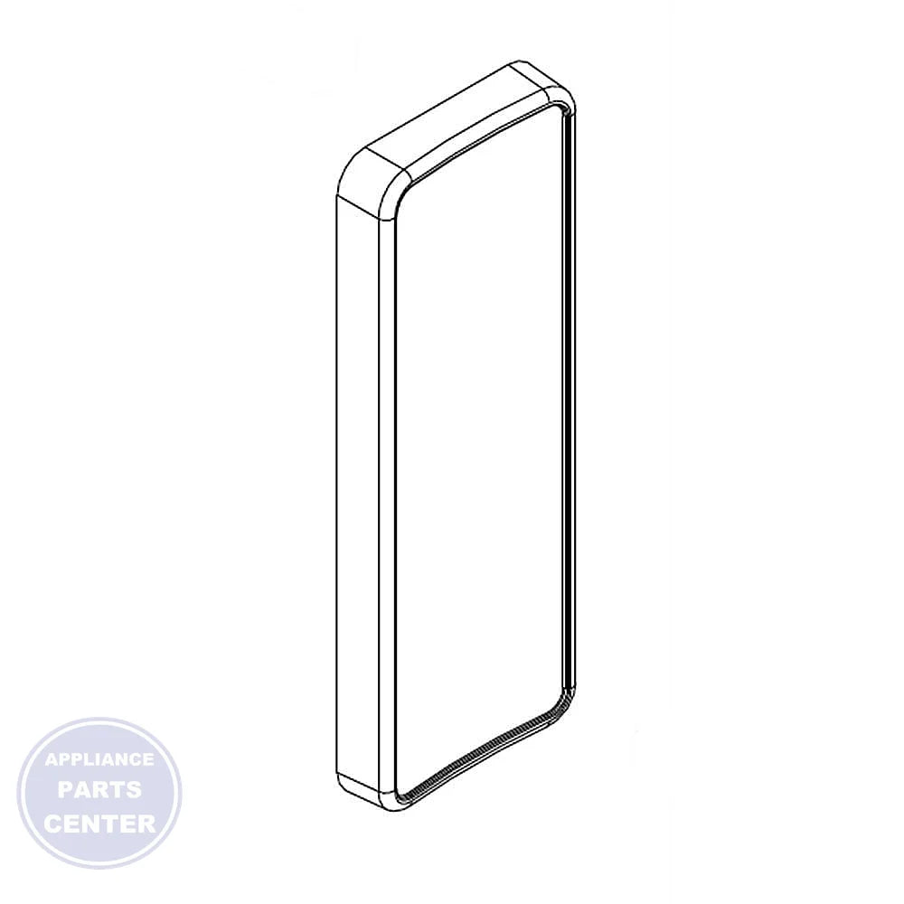 WPL PAD ASSEMBLY LE BLACK W10348727 - Main view showing durable design for specific models