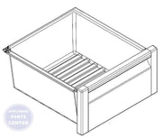 WPL PAN-MEAT W10727109 - Main view showing meat storage capacity for WRS321SDHZ