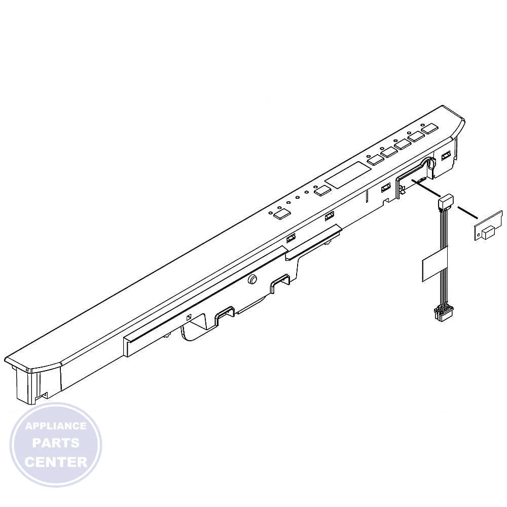 WPL PANEL-CNTL W10620448 - Main view showing control interface for specific models