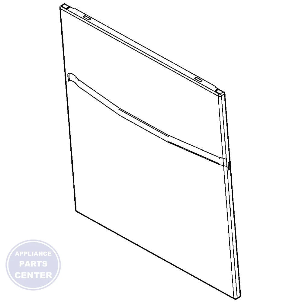 GEH PANEL FRONT ASM WH42X10885 - Main view showing secure attachment for GEH Washer/Dryer Combo
