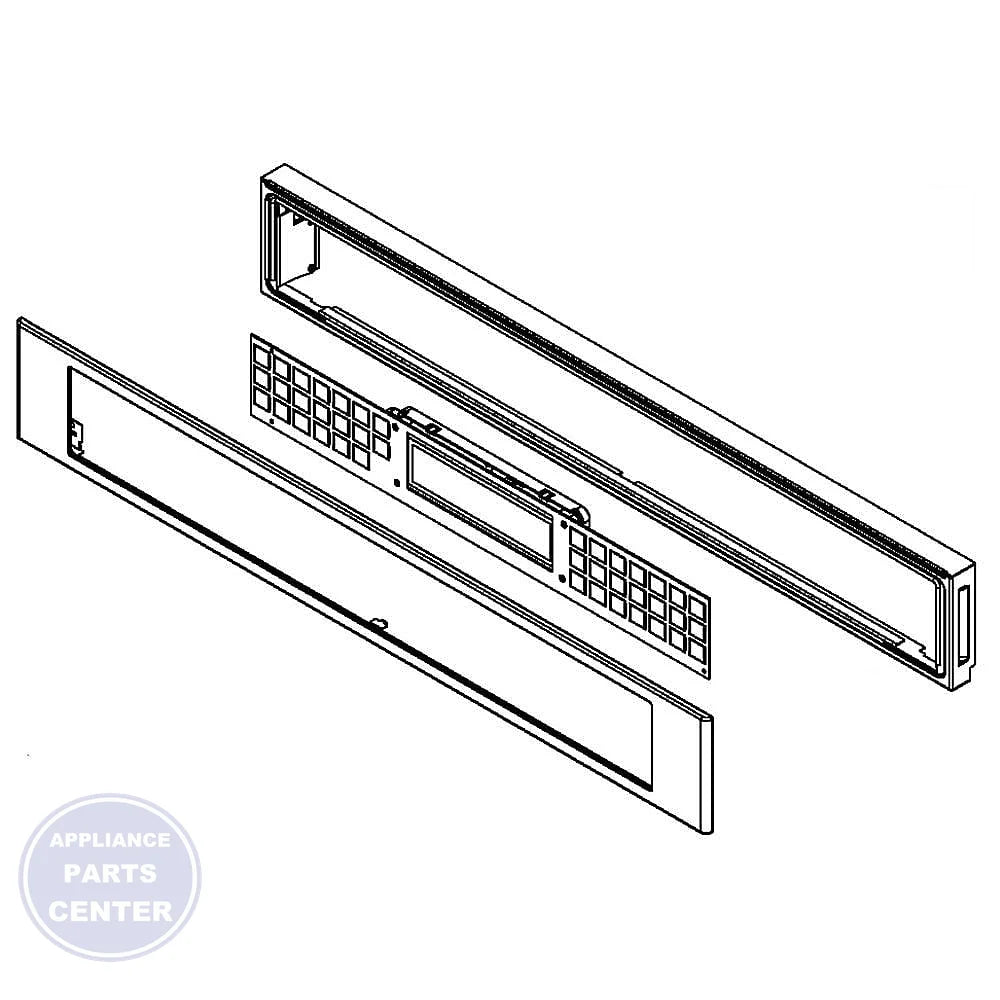 Whirlpool PANL-CNTRL W10697967 - Main view showing control panel interface for specific models
