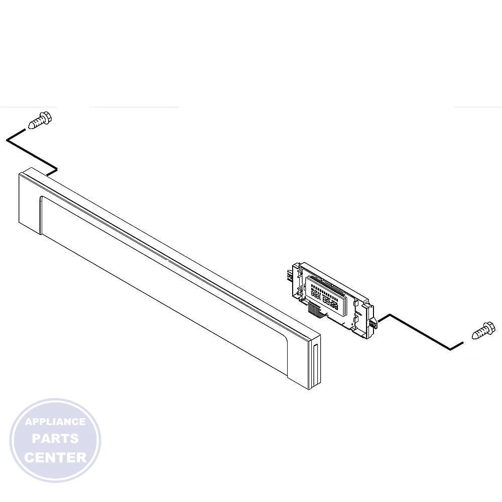 WPL PANL-CNTRL W10861738 - Main view showing control panel for compatible models