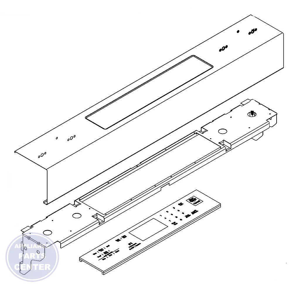 WPL PANL-CNTRL W11038823 - Main view showing control panel for WPL models
