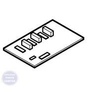 L-G PCB ASSEMBLY,MAIN EBR41956404 - Main view showing key features for specific models