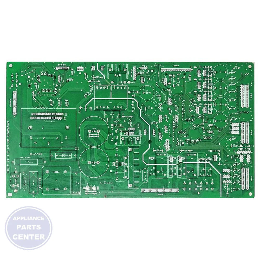 LG PCB ASSEMBLY,MAIN EBR74796445 - Detailed view of PCB connections and layout