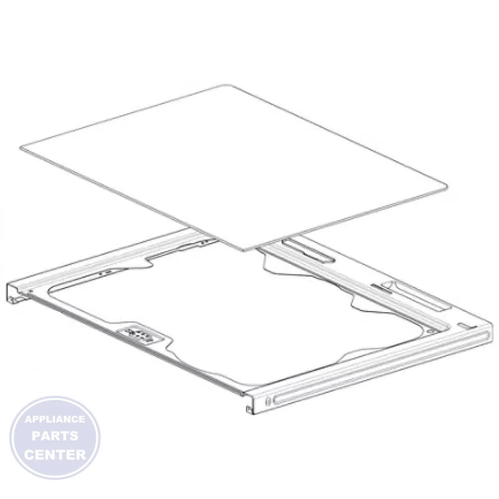 L-G PLATE ASSEMBLY,UPPER AGU75049011 - Main view showing cap, lid & cover for L-G models