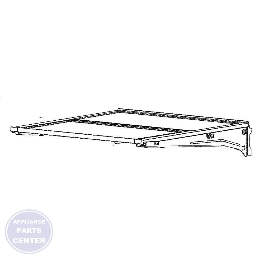 GEH QUICKSPACE SHELF - GRAY WR32X31957 - Main view showing efficient organization for GEH models