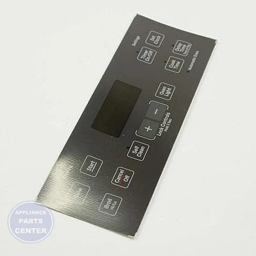 GEH RANGE CONTROL PANEL - BLACK WB07X20323 - Main view showing sleek design for various GEH models