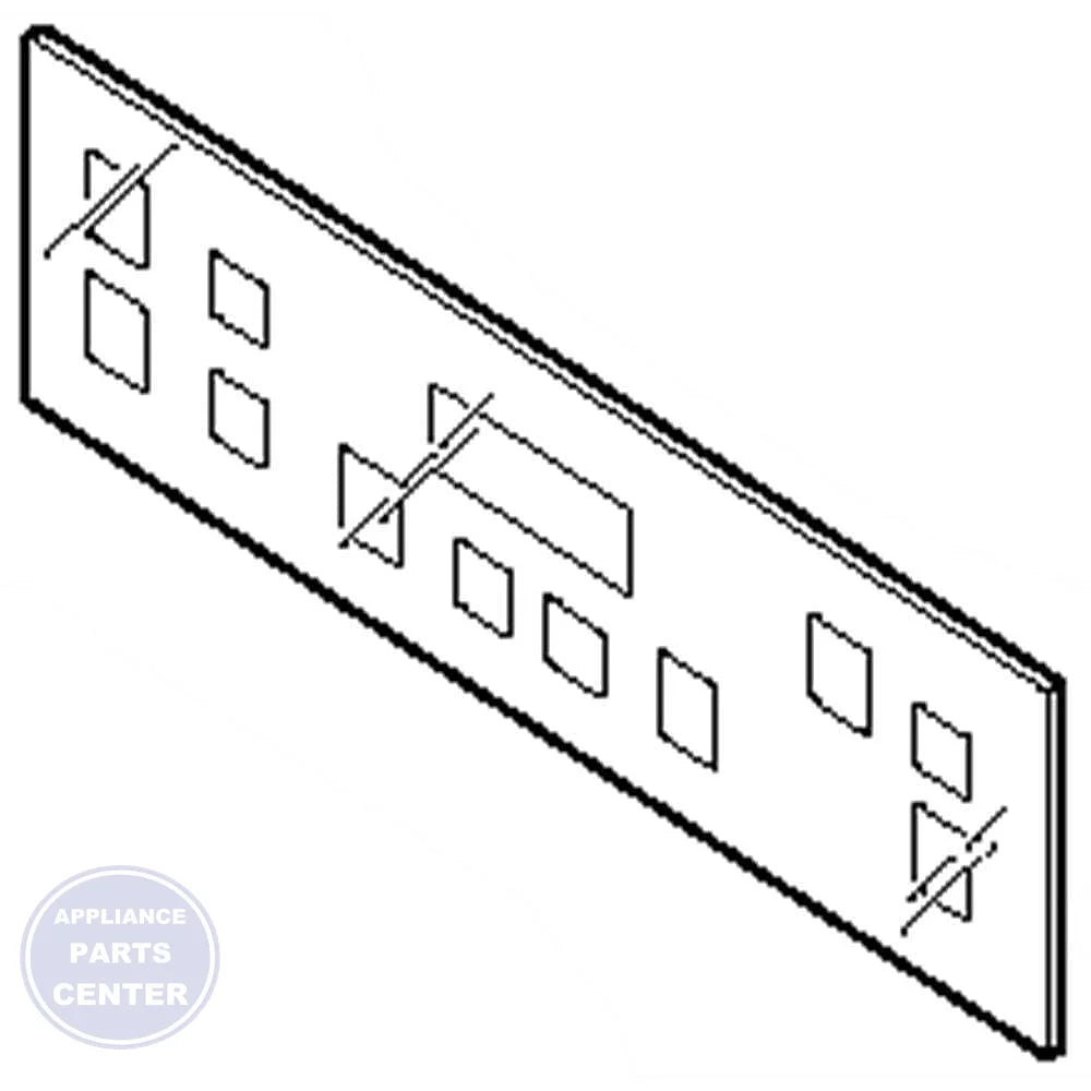 GEH RANGE CONTROL PANEL - BLACK WB07X20326 - Main view showing sleek design for GEH models