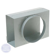 GEH RANGE HOOD AIR DEFLECTOR WB02X11480 - Main view showing efficient ventilation for GEH Range Vent Hood