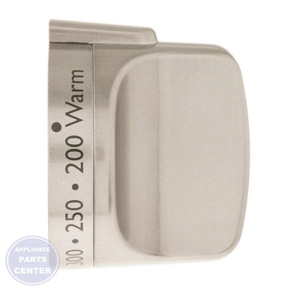 GEH RANGE KNOB - STAINLESS STEEL WB03X20673 - Installation in GEH model showcasing key mounting points