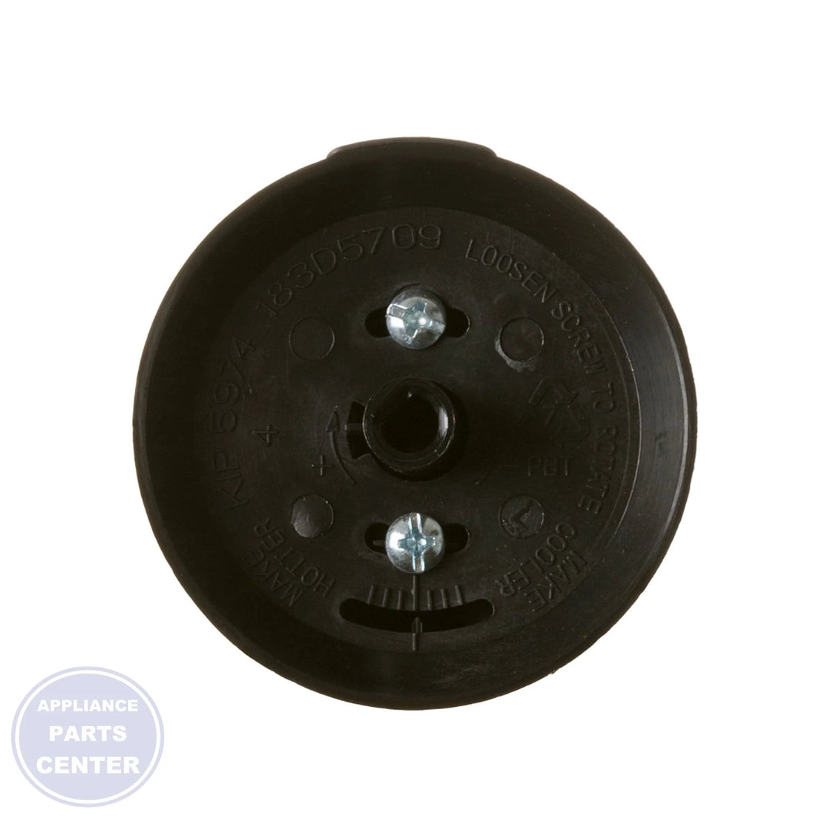 RANGE THERMOSTAT KNOB - BLACK WB03K10251 - Detailed view of durable material