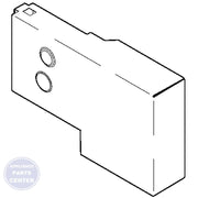 GEH REAR COVER WR02X13495 - Main view showing protective panel for GEH models