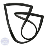 GEH REFRIGERATOR DOOR GASKET - GREY WR14X40084 - Main view showing airtight seal for GEH models