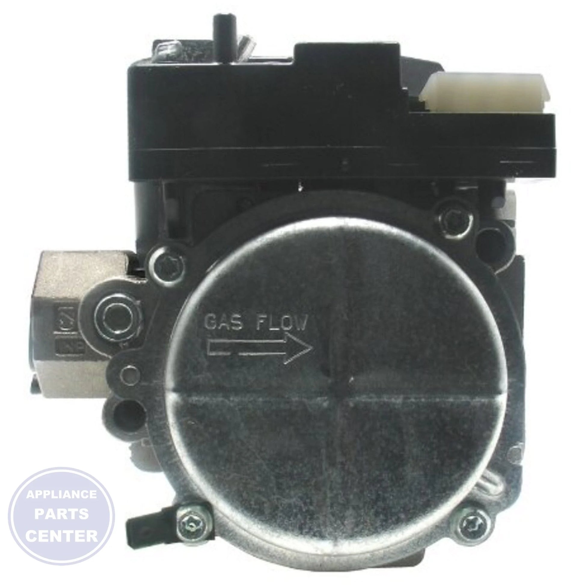 RHEEM 1/2" NG SLOW OPEN 2-STAGE GAS VALVE - Installation in NEU system showing key mounting points