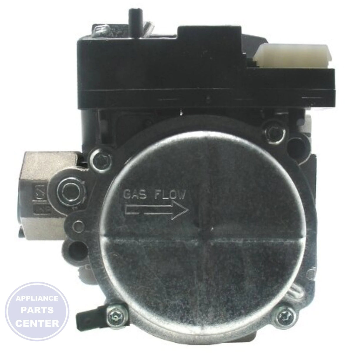 RHEEM 1/2" NG SLOW OPEN 2-STAGE GAS VALVE - Installation in NEU system showing key mounting points
