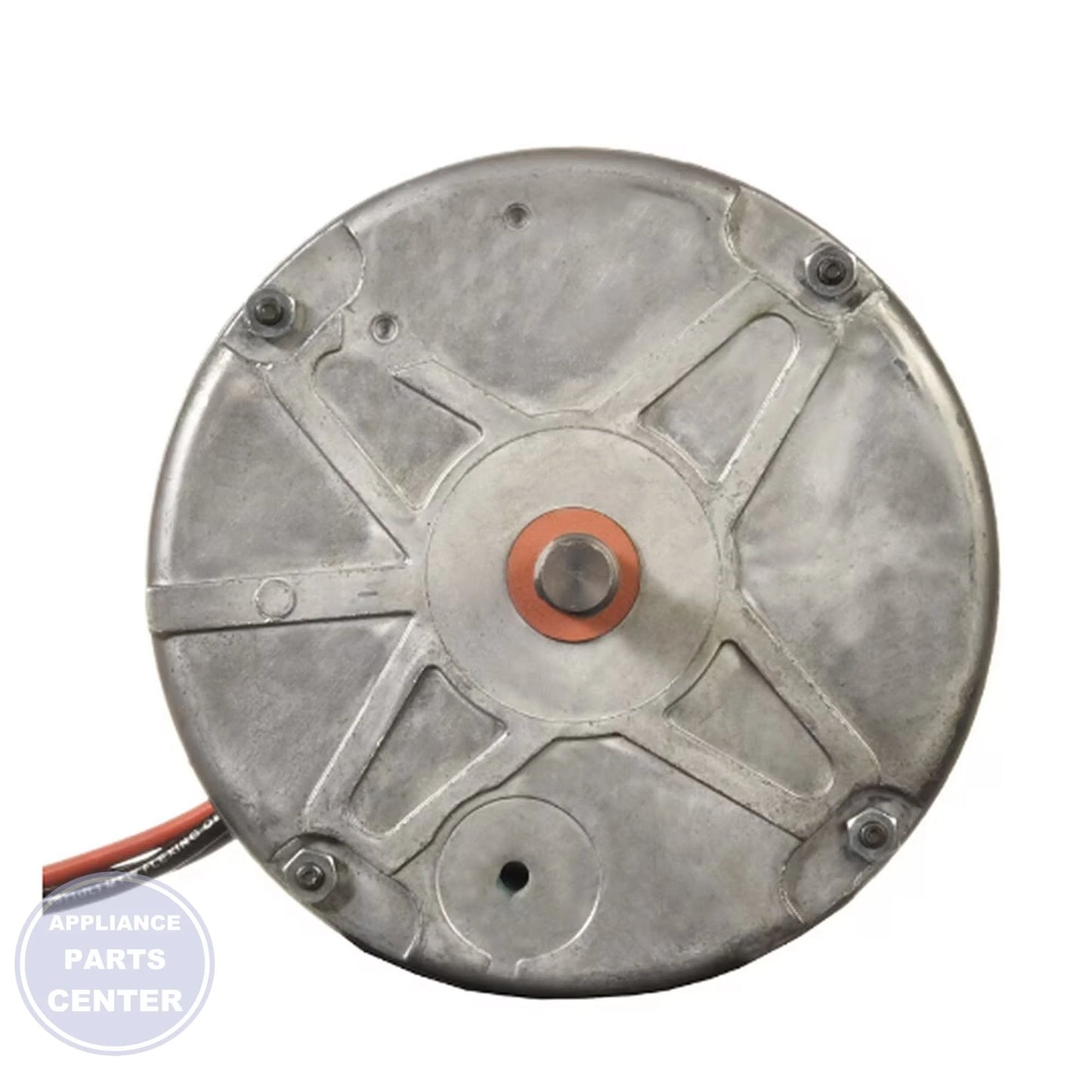 RHEEM 1/3HP CONDENSER MOTOR 208-230V 1075RPM - Side view with precise specifications
