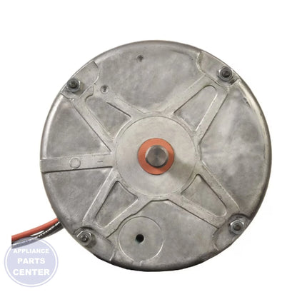 RHEEM 1/3HP CONDENSER MOTOR 208-230V 1075RPM - Side view with precise specifications