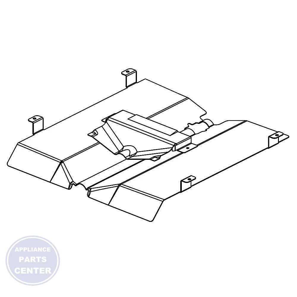 Samsung BROIL SPREADER BRACKET DG61-00522A - Main view showing sturdy support for even heat distribution in SMG Range/Stove/Oven
