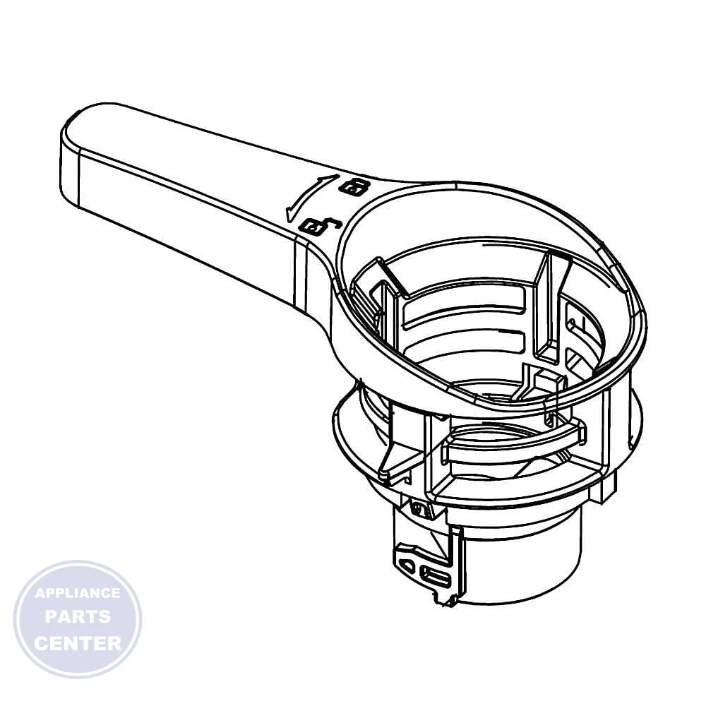 Samsung Coarse Filter Assembly DD63-00282A - Main view showing efficient food particle trapping for Samsung dishwasher models