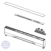 SAMSUNG CONTROL PANEL ASSEMBLY DD82-01756B - Main view showing touchpad for SMG Dishwasher