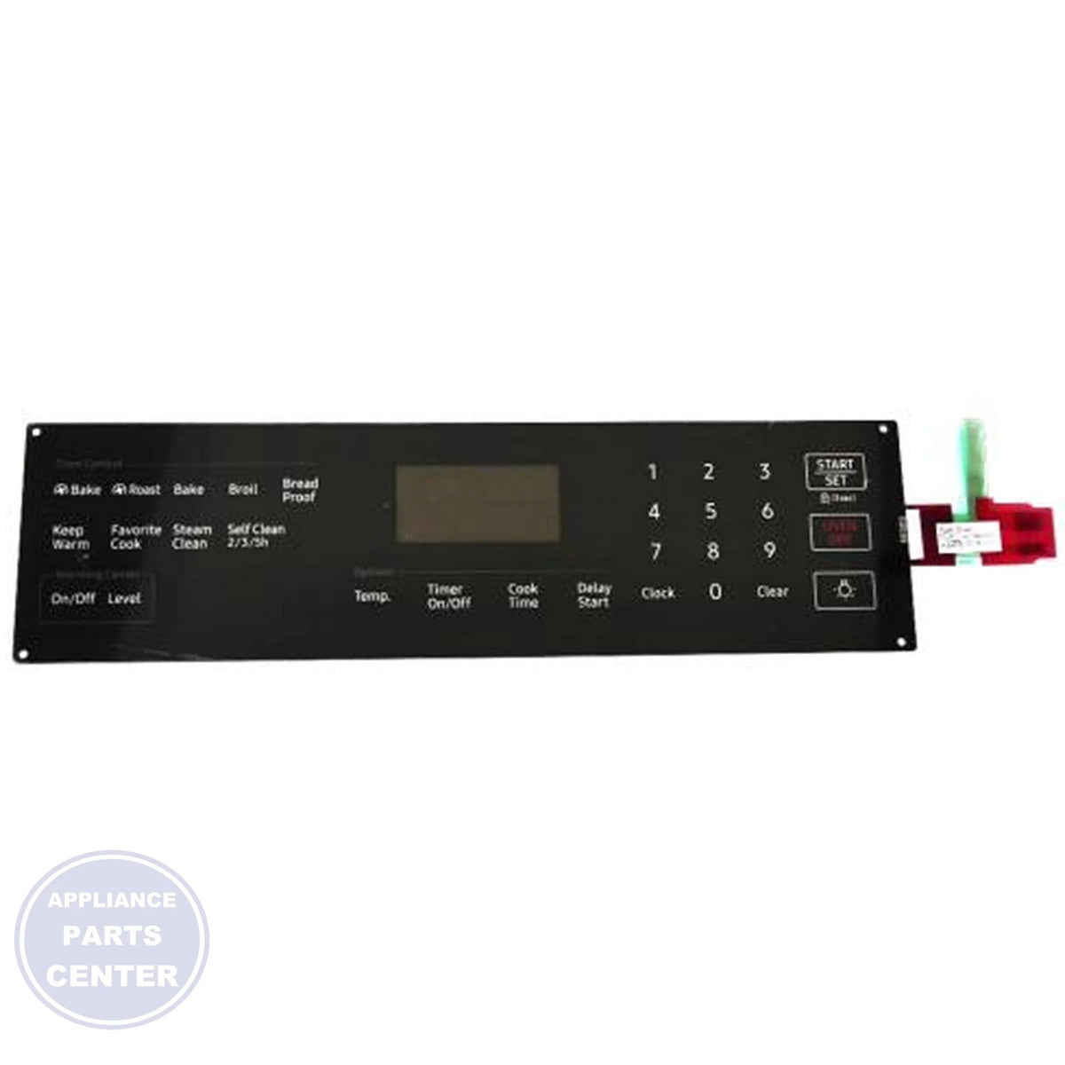 Samsung Control Touch Assembly DG96-00674A - Main view showing sleek design for Samsung SMG Range/Stove/Oven