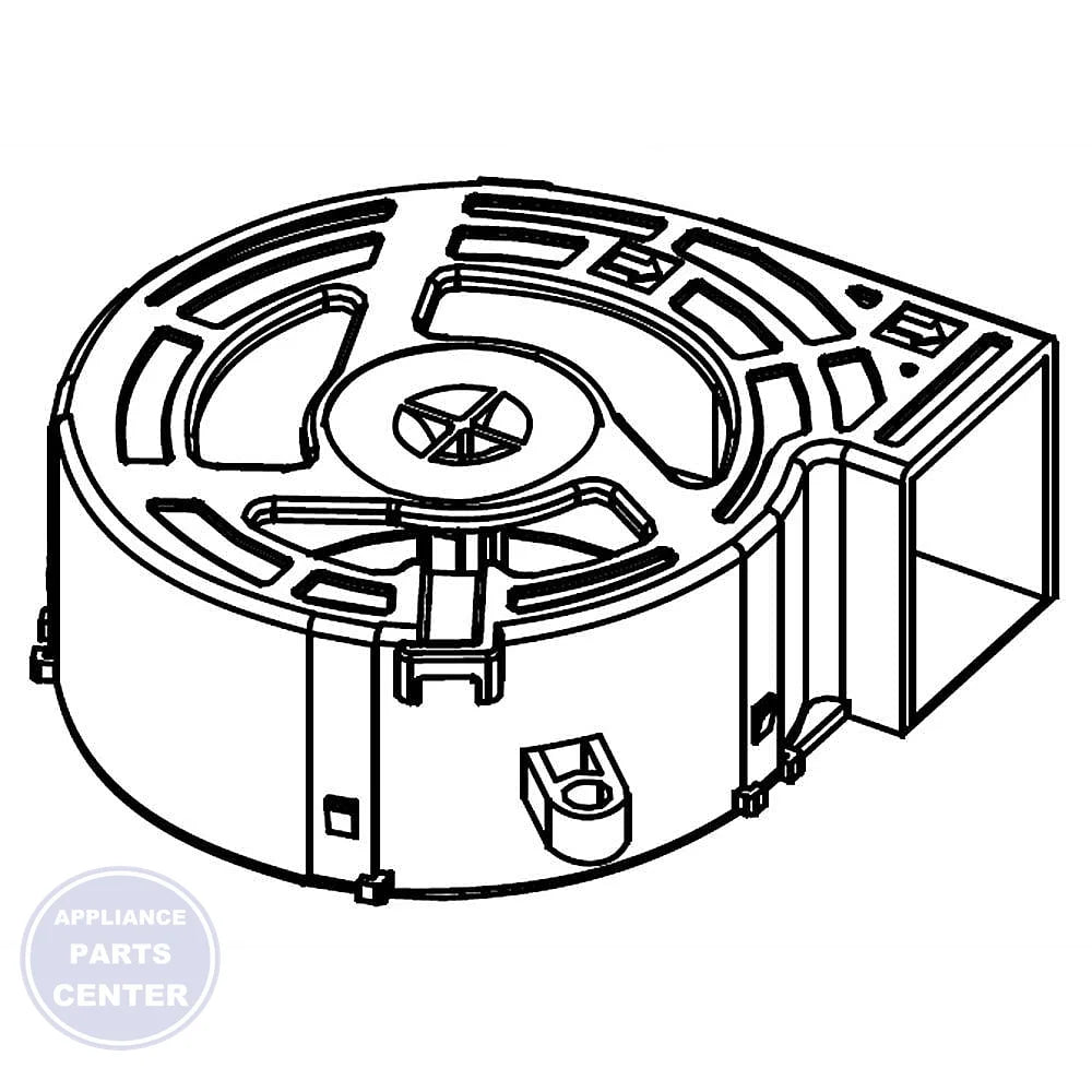 Samsung Dishwasher BLDC Fan Motor Assembly DD31-00024A - Main view showing efficient air circulation for specific models