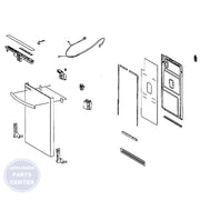 Samsung Dishwasher Door Assembly ODM DD82-01374A - Main view showing seamless operation for Samsung models