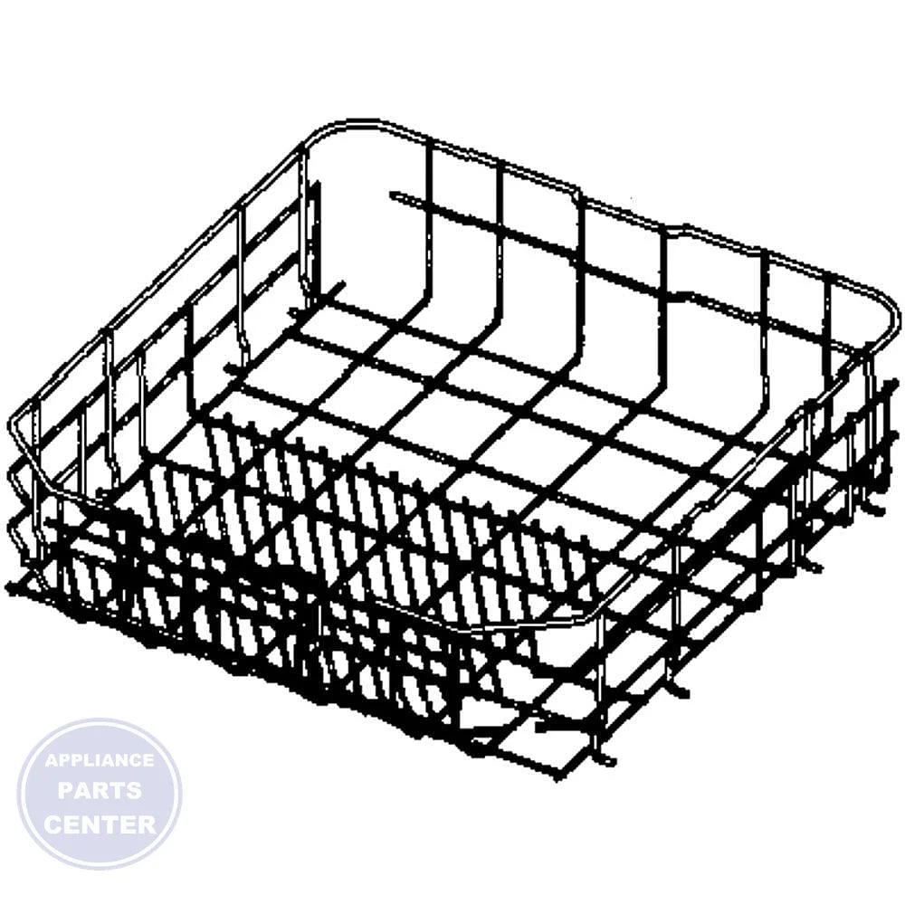Samsung Dishwasher Lower Basket Assembly DD81-01512A - Main view showing large capacity for SMG models