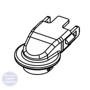 SAMSUNG DISHWASHER NOZZLE HOLDER ASSEMBLY DD61-00256A - Main view showing water flow efficiency for SAMSUNG dishwasher models