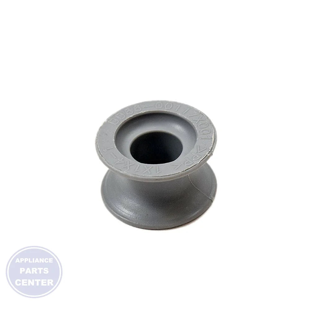 SAMSUNG DISHWASHER RAIL UP ROLLER ASSEMBLY DD66-00117A - Main view showing smooth dishware movement for Samsung models
