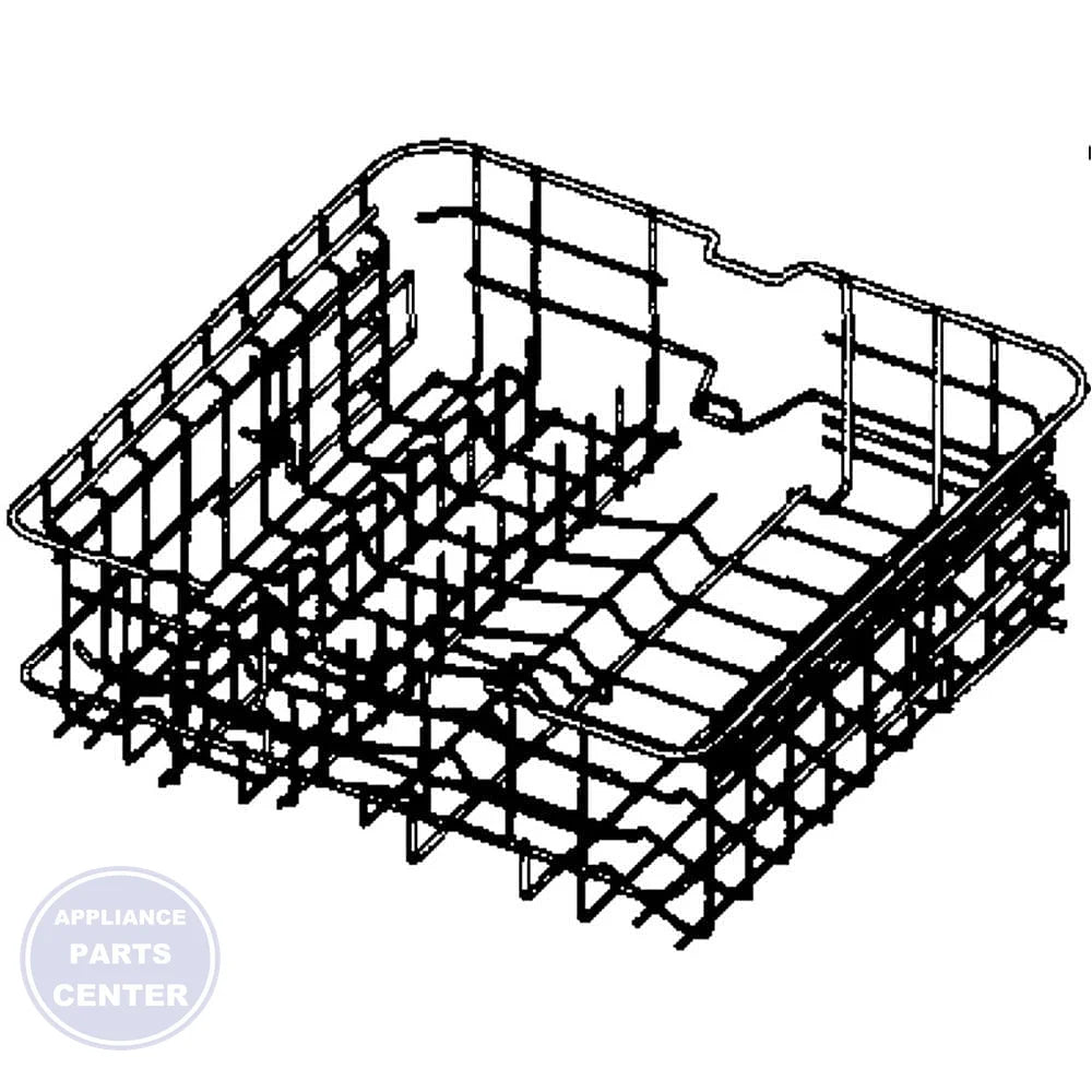 Samsung Dishwasher Upper Basket Assembly DD81-01506A - Main view showing sturdy construction for SMG-DW700