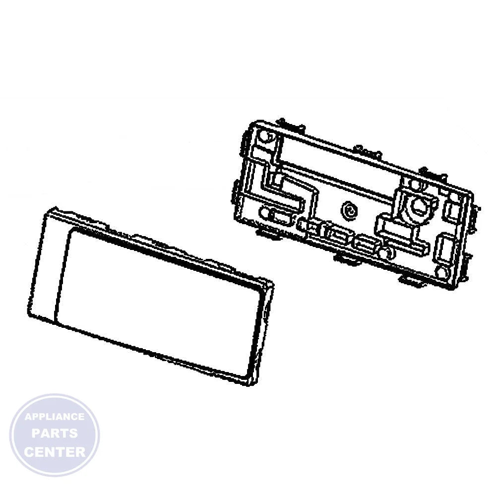SAMSUNG DRYER CONTROL MODULE ASSEMBLY DV6000R - Main view showing control functions for Samsung models