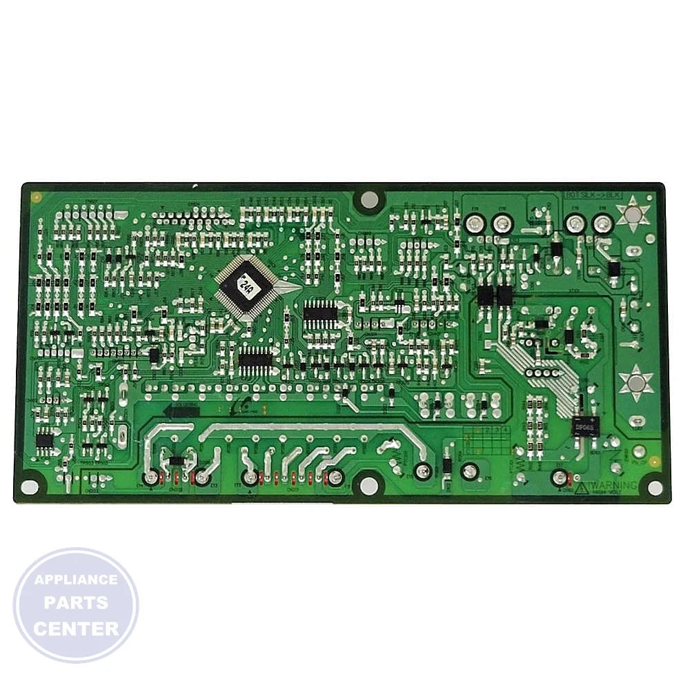 SAMSUNG MAIN PCB ASSEMBLY DE92-03624A - Detailed view of circuit board and timer assembly