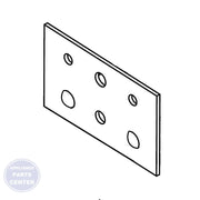 SAMSUNG RANGE HEATER BRACKET WARMING DG61-00126A - Main view showing sturdy construction for Samsung models