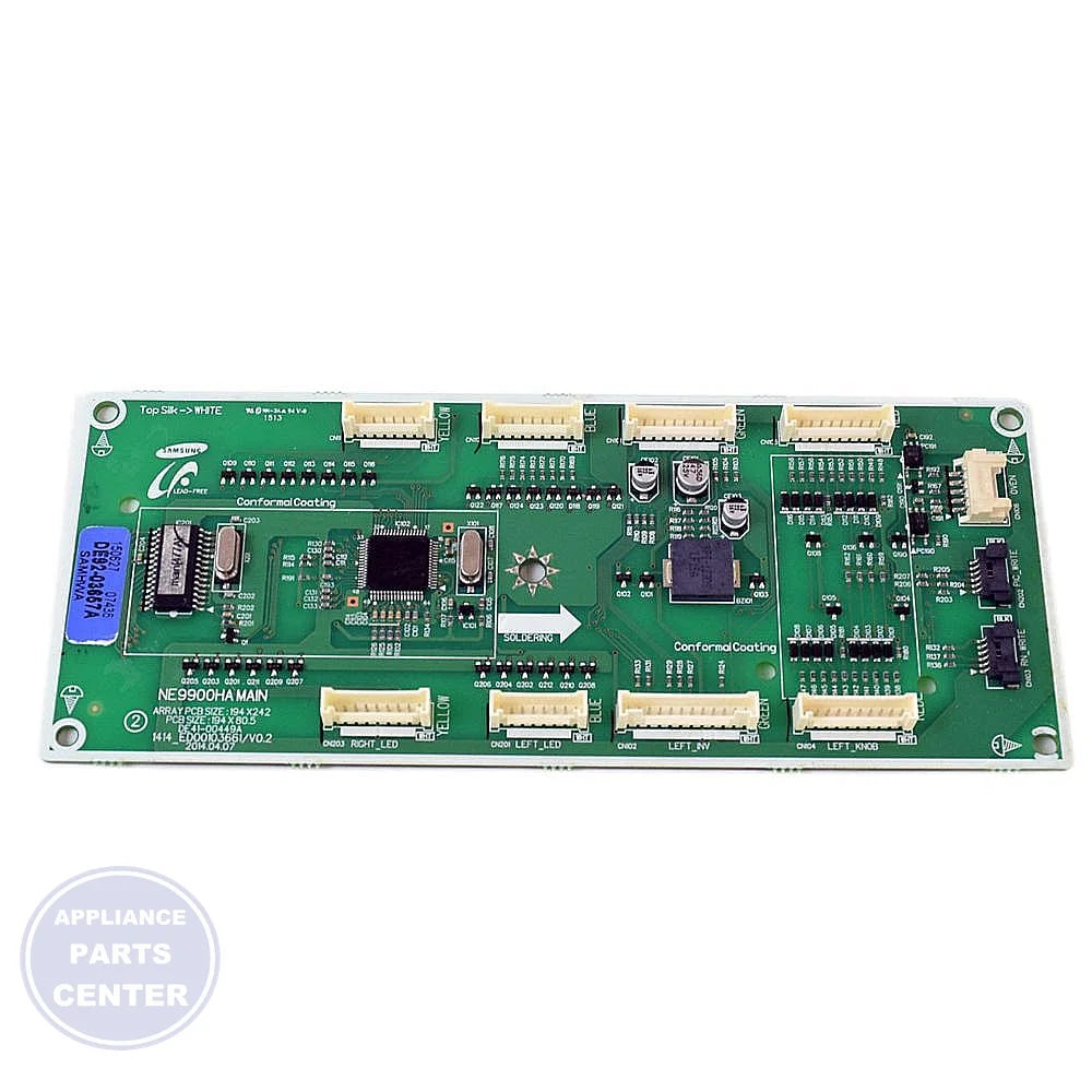 SAMSUNG RANGE MAIN PCB ASSEMBLY DE92-03657A - Main view showing precision control for SMG models