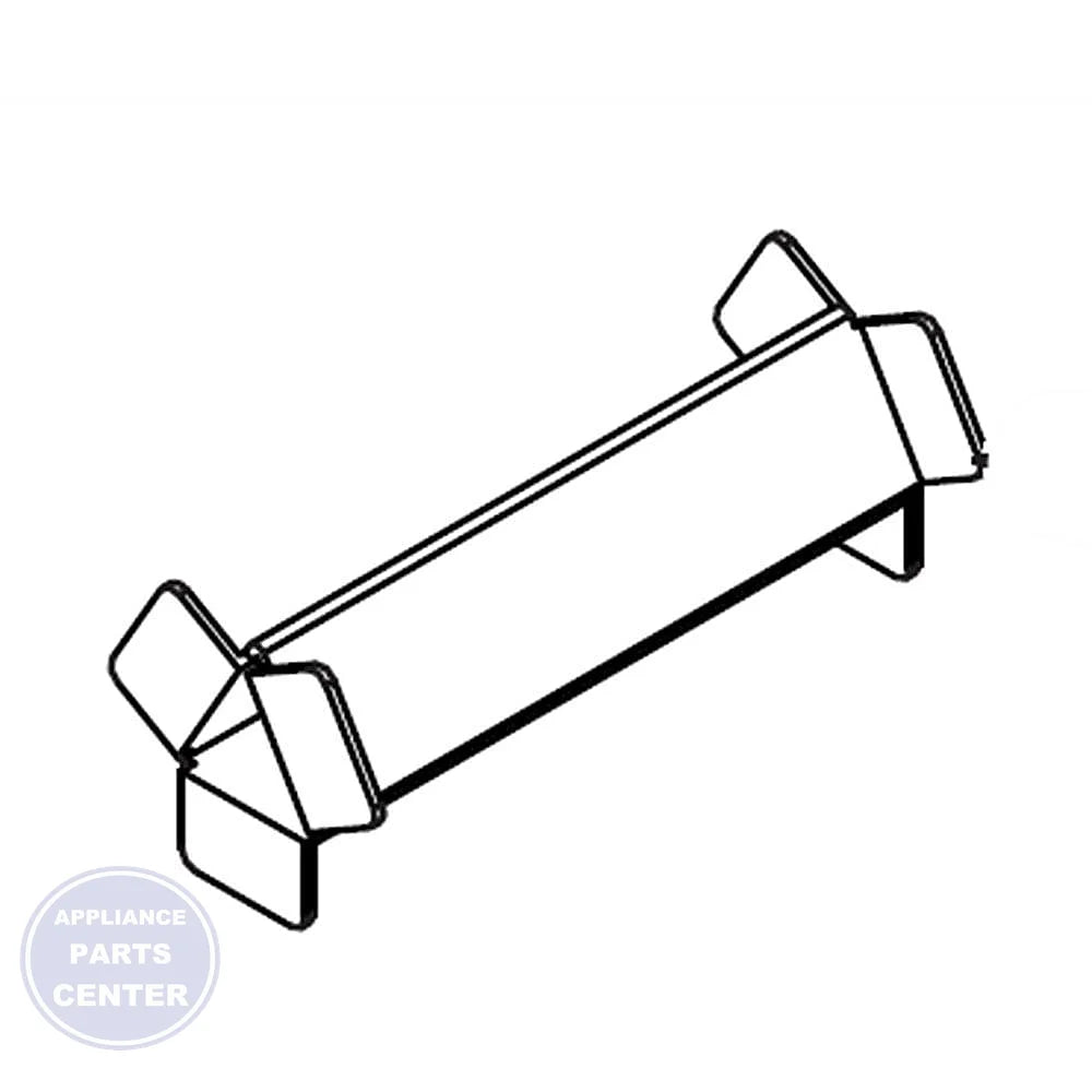 SAMSUNG RANGE OVEN INNER GLASS DOOR BRACKET SPACER DG60-00008A - Main view showing sturdy support for SMG Range models