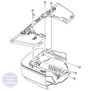 SAMSUNG REFRIGERATOR ASSEMBLY DISPENSER COVER AW3 4_F - Main view showing smooth dispensing for specific models