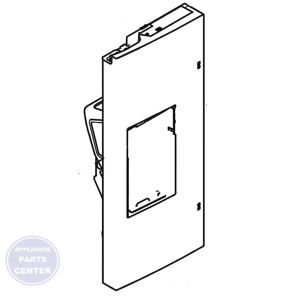Samsung Refrigerator Door Foam Ref DA82-02521D - Main view showing insulation for specific models