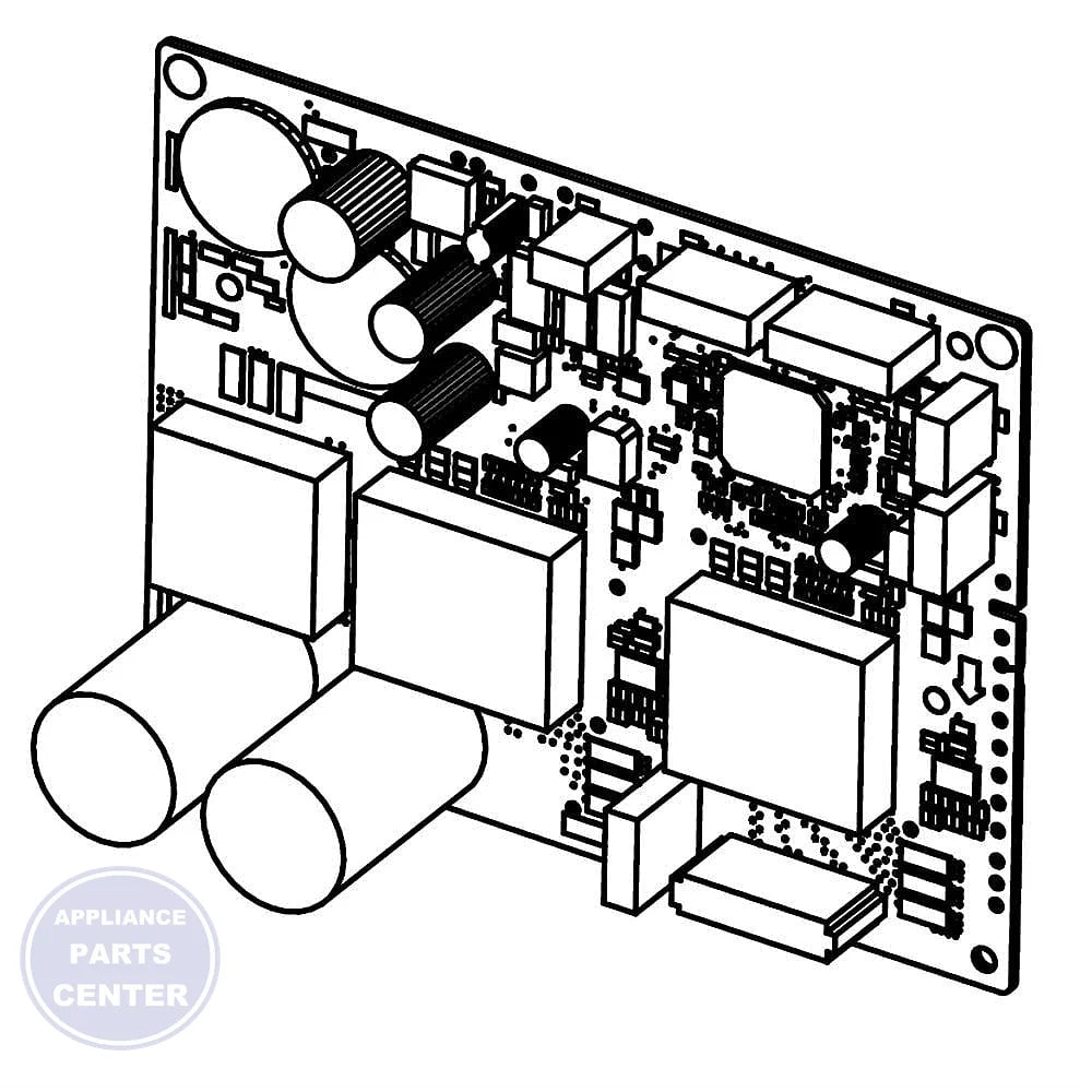 Samsung REFRIGERATOR EEPROM PCB ASSEMBLY DA94-04603A - Main view showing temperature sensor for SMG models