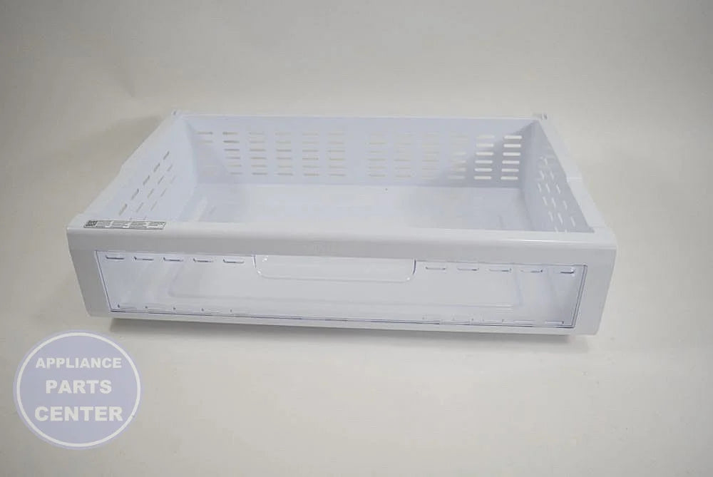 Samsung Refrigerator Freezer Tray Assembly Upper DA97-11319A - Main view showing ample storage space for Samsung models
