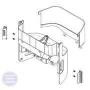 SAMSUNG REFRIGERATOR ICE TRAY ASSEMBLY RS5000RC TL IN - Main view showing ice-holding capacity for RS5000RC TL IN models