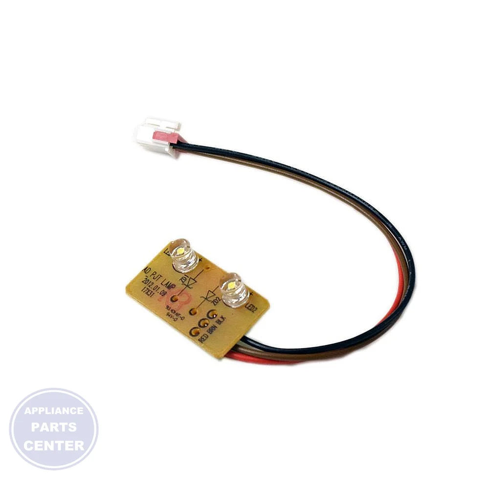 SAMSUNG REFRIGERATOR LED DISPENSER PCB KIT DA41-00217B - Main view showing LED dispensing for specific models